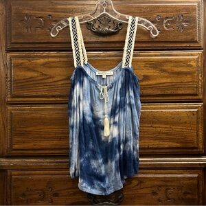 Willow & Clay Indigo Tie-Dye Camisole